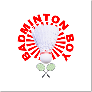 Badminton Boy - Badminton Player Posters and Art